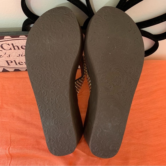 Justin Ladies Platform Flip Flop Sandals - Picture 9 of 14